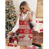 Zeagoo Womens Tank Sweater Dress Sweater Vest Knitted Pullovers Sweaters 2025(Christmas)