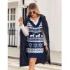 Zeagoo Womens Tank Sweater Dress Sweater Vest Knitted Pullovers Sweaters 2025(Christmas Blue)