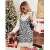Zeagoo Womens Tank Sweater Dress Sweater Vest Knitted Pullovers Sweaters 2025(Leopard)