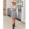 Zeagoo Womens Tank Sweater Dress Sweater Vest Knitted Pullovers Sweaters 2025(Light Grey)