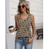 Zeagoo Womens Tank Tops 2026 Sleeveless Pleated V Neck Loose Fit Summer Clothes Flowy Boho Shirts(Floral Sf154)