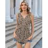 Zeagoo Womens Tank Tops 2026 Sleeveless V Neck Loose Fit Casual Flowy Boho Beach Summer Shirts(Floral Sf154)