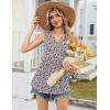 Zeagoo Womens Tank Tops 2026 Sleeveless V Neck Loose Fit Casual Flowy Boho Beach Summer Shirts(Floral Xh498)