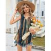 Zeagoo Womens Tank Tops 2026 Sleeveless V Neck Loose Fit Casual Flowy Boho Beach Summer Shirts(Print Cx289)