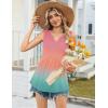 Zeagoo Womens Tank Tops 2026 Sleeveless V Neck Loose Fit Casual Flowy Boho Beach Summer Shirts(Print Jb218)