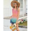 Zeagoo Womens Tank Tops 2026 Sleeveless V Neck Loose Fit Casual Flowy Boho Beach Summer Shirts(Print Jb218)