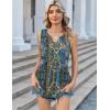 Zeagoo Womens Tank Tops 2026 Sleeveless V Neck Loose Fit Casual Flowy Boho Beach Summer Shirts(Print Mz779)