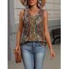 Zeagoo Womens Tank Tops Summer Sleeveless Loose Fit Tops V Neck Pleated Shirts Basic Tees Dressy Casual Trendy Clothes