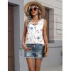Zeagoo Womens Tank Tops Summer Sleeveless Tops Loose Button Henley Shirts Crew Neck Dress Casual 2026 Clothes(Bf290)