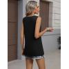 Zeagoo Womens Tank Tops Summer Sleeveless Tops Loose Button Henley Shirts Crew Neck Dress Casual 2026 Clothes(Black)
