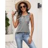 Zeagoo Womens Tank Tops Summer Sleeveless Tops Loose Button Henley Shirts Crew Neck Dress Casual 2026 Clothes(Hf36)
