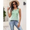 Zeagoo Womens Tank Tops Summer Sleeveless Tops Loose Button Henley Shirts Crew Neck Dress Casual 2026 Clothes(S242)