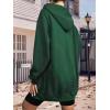 Zeagoo Women’s Zip Up Hoodies Long Tunic Sweatshirts Oversized Fleece Casual Long Sleeve 2024 Fall Hoodie Jacket Coat(01 Dark Green)