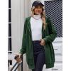 Zeagoo Women’s Zip Up Hoodies Long Tunic Sweatshirts Oversized Fleece Casual Long Sleeve 2024 Fall Hoodie Jacket Coat(01 Dark Green)