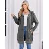 Zeagoo Women’s Zip Up Hoodies Long Tunic Sweatshirts Oversized Fleece Casual Long Sleeve 2024 Fall Hoodie Jacket Coat(01 Dark Grey)