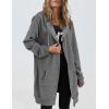 Zeagoo Women’s Zip Up Hoodies Long Tunic Sweatshirts Oversized Fleece Casual Long Sleeve 2024 Fall Hoodie Jacket Coat(01 Dark Grey)