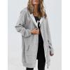 Zeagoo Women’s Zip Up Hoodies Long Tunic Sweatshirts Oversized Fleece Casual Long Sleeve 2024 Fall Hoodie Jacket Coat(01 Grey)