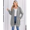 Zeagoo Women’s Zip Up Hoodies Long Tunic Sweatshirts Oversized Fleece Casual Long Sleeve 2024 Fall Hoodie Jacket Coat(01 Grey)