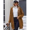 Zeagoo Women’s Zip Up Hoodies Long Tunic Sweatshirts Oversized Fleece Casual Long Sleeve 2024 Fall Hoodie Jacket Coat(01 Light Brown)