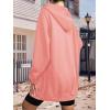 Zeagoo Women’s Zip Up Hoodies Long Tunic Sweatshirts Oversized Fleece Casual Long Sleeve 2024 Fall Hoodie Jacket Coat(01 Pink)