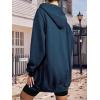 Zeagoo Women’s Zip Up Hoodies Long Tunic Sweatshirts Oversized Fleece Casual Long Sleeve 2024 Fall Hoodie Jacket Coat(01 Royal Blue)