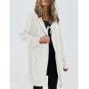 Zeagoo Women’s Zip Up Hoodies Long Tunic Sweatshirts Oversized Fleece Casual Long Sleeve 2024 Fall Hoodie Jacket Coat(01 White)