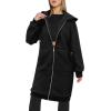 Zeagoo Women’s Zip Up Hoodies Long Tunic Sweatshirts Oversized Fleece Casual Long Sleeve 2024 Fall Hoodie Jacket Coat(A-black)