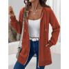 Zeagoo Women’s Zip Up Hoodies Long Tunic Sweatshirts Oversized Fleece Casual Long Sleeve 2024 Fall Hoodie Jacket Coat(Caramel)
