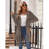 Zeagoo Women’s Zip Up Hoodies Long Tunic Sweatshirts Oversized Fleece Casual Long Sleeve 2024 Fall Hoodie Jacket Coat(Coffeegrey)