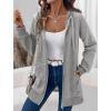 Zeagoo Women’s Zip Up Hoodies Long Tunic Sweatshirts Oversized Fleece Casual Long Sleeve 2024 Fall Hoodie Jacket Coat(Grey)