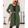 Zeagoo Women’s Zip Up Hoodies Oversized Fleece Long Tunic Sweatshirts Casual Long Sleeve 2026 Fall Hoodie Jacket Coat(Army Green)