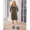 Zeagoo Women’s Zip Up Hoodies Oversized Fleece Long Tunic Sweatshirts Casual Long Sleeve 2026 Fall Hoodie Jacket Coat(Coffeegrey)