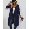 Zeagoo Women’s Zip Up Hoodies Oversized Fleece Long Tunic Sweatshirts Casual Long Sleeve 2026 Fall Hoodie Jacket Coat(Dark Blue)