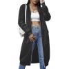 Zeagoo Women’s Zip Up Hoodies Oversized Fleece Long Tunic Sweatshirts Casual Long Sleeve 2026 Fall Hoodie Jacket Coat(Dark Grey)
