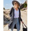 Zeagoo Women’s Zip Up Hoodies Oversized Fleece Long Tunic Sweatshirts Casual Long Sleeve 2026 Fall Hoodie Jacket Coat(Dark Grey)