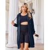 Zeagoo Women’s Zip Up Hoodies Oversized Fleece Long Tunic Sweatshirts Casual Long Sleeve 2026 Fall Hoodie Jacket Coat(Navy)