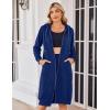 Zeagoo Women’s Zip Up Hoodies Oversized Fleece Long Tunic Sweatshirts Casual Long Sleeve 2026 Fall Hoodie Jacket Coat(Royal Blue)