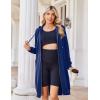 Zeagoo Women’s Zip Up Hoodies Oversized Fleece Long Tunic Sweatshirts Casual Long Sleeve 2026 Fall Hoodie Jacket Coat(Royal Blue)