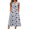 Black White Floral