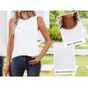 Zeagoo Beach Vacation Clothes for Women Pleated High Neck Flowy Sleeveless Tank Tops Summer Loose Fit Tunic Blouses(Blue Green)