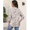 Zeagoo Button Down Shirts for Women 3/4 Sleeve Tops V Neck Collared Blouses Business Casual Outfits S-2XL(Sa1)