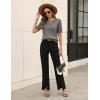 Zeagoo Cable Short Sleeve Sweaters for Women Summer Spring Cute Tops 2026 Trendy Business Causal Outfits Work Blouses Clothes(Coffee)