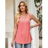 Zeagoo Summer Tank Tops for Women 2026 Sleeveless Tunic Spring Casual Shirts Womens Work Tops