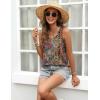 Zeagoo Tank Top for Women Summer Loose Fit Casual Flowy Sleeveless Tops Trendy Scoop Neck Basic Shirts Tee 2026(Mz721-brown Bohemian)