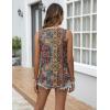 Zeagoo Tank Top for Women Summer Loose Fit Casual Flowy Sleeveless Tops Trendy Scoop Neck Basic Shirts Tee 2026(Mz721-brown Bohemian)