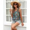 Zeagoo Tank Top for Women Summer Loose Fit Casual Flowy Sleeveless Tops Trendy Scoop Neck Basic Shirts Tee 2026(Mz779-blue Bohemian)