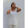 Zeagoo Tank Top for Women Summer Loose Fit Casual Flowy Sleeveless Tops Trendy Scoop Neck Basic Shirts Tee 2026(White)
