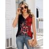 Zeagoo Tank Tops for Women 2026 Summer Top Henley Shirts Dressy Casual Loose Fit V-Neck Button Down Sleeveless Tshirt Blouse(Bf309)