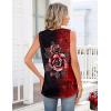 Zeagoo Tank Tops for Women 2026 Summer Top Henley Shirts Dressy Casual Loose Fit V-Neck Button Down Sleeveless Tshirt Blouse(Bf309)