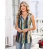 Zeagoo Tank Tops for Women 2026 Summer Top Henley Shirts Dressy Casual Loose Fit V-Neck Button Down Sleeveless Tshirt Blouse(Cx289)